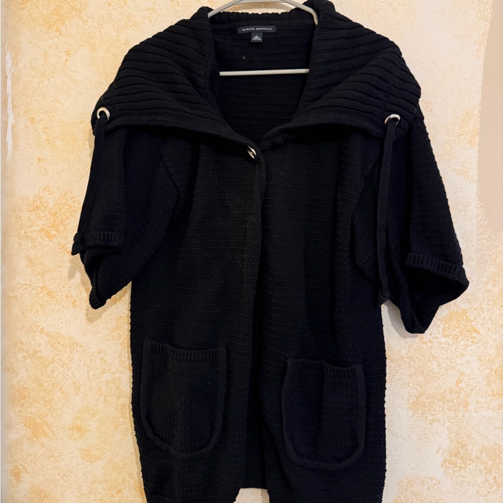Black Women's Sweater with Hood